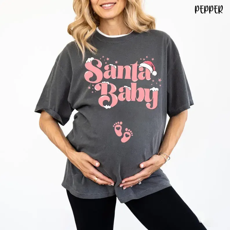 Santa Baby Pink Shirt