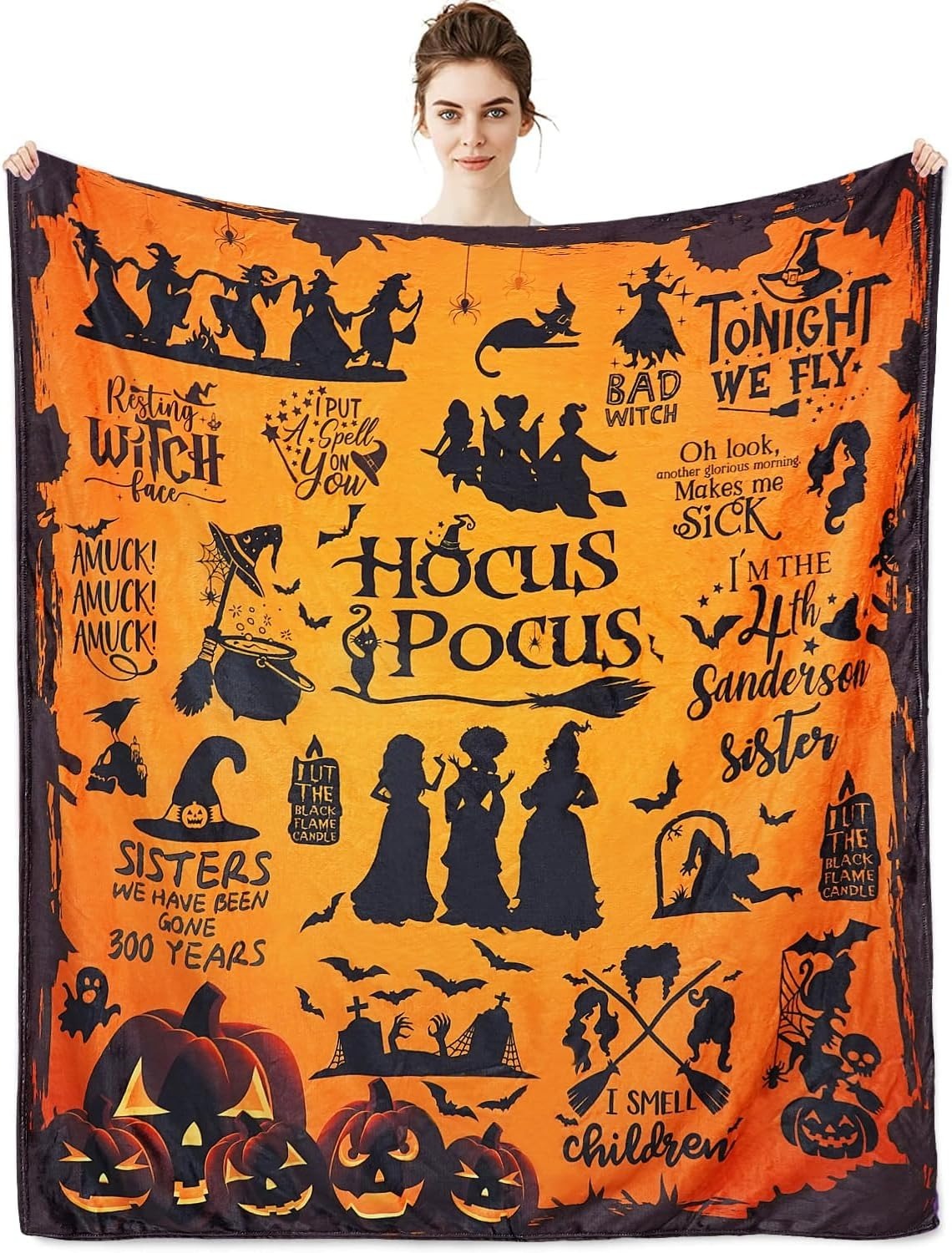 “Hocus Pocus” Halloween Movie Magic Blanket