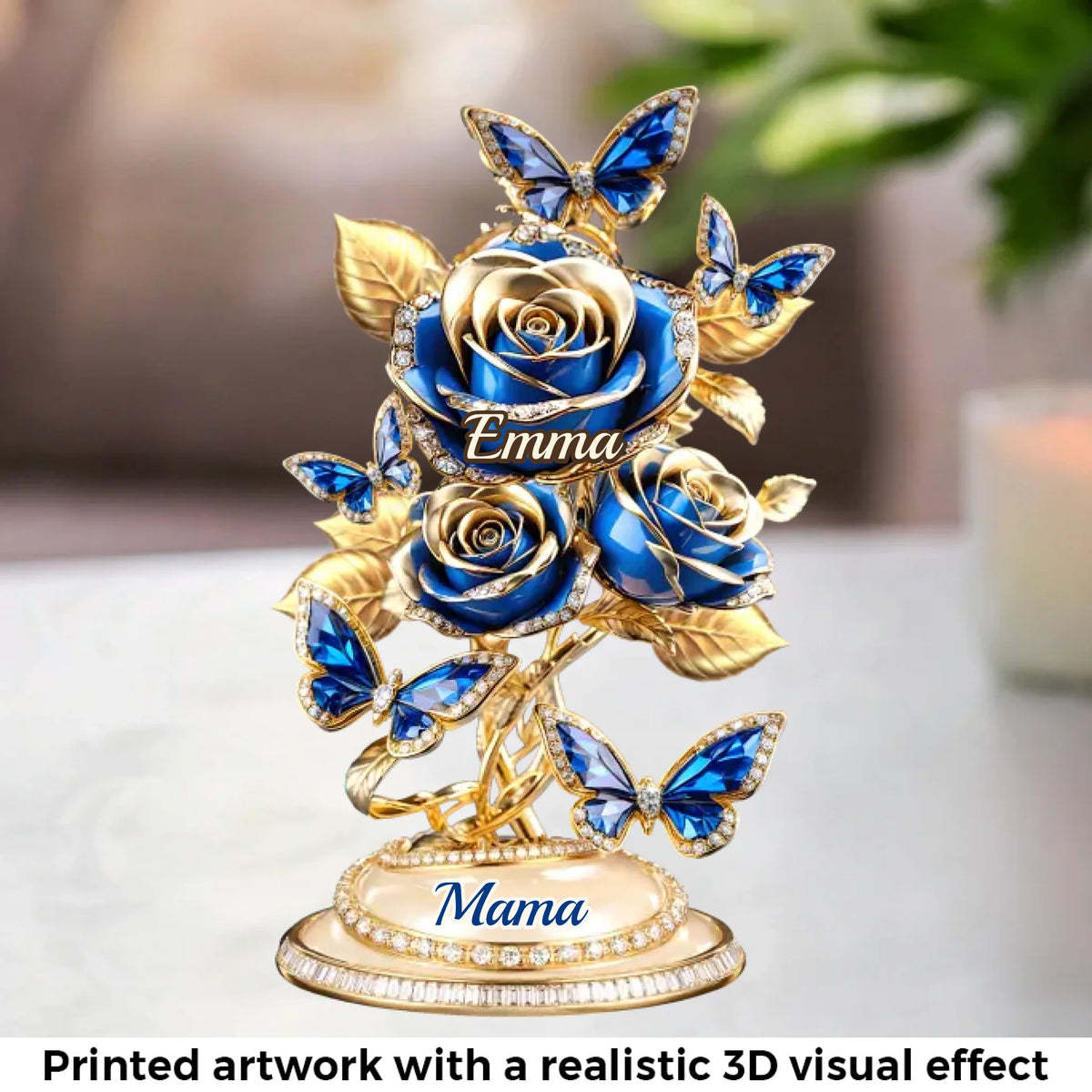 Custom Acrylic Plaque - Personalized Mother's Day Gifts For Mom, Grandma - Love Rooted In Motherhood