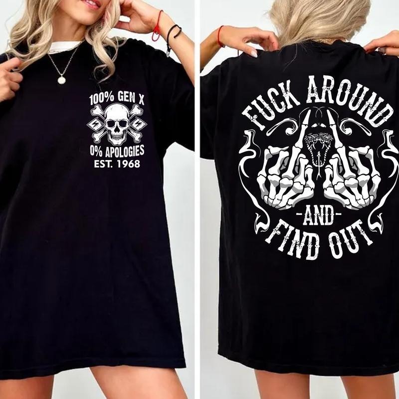 Personalized Double-Sided Generation X "FUCK AROUND AND FIND OUT" Sweatshirt