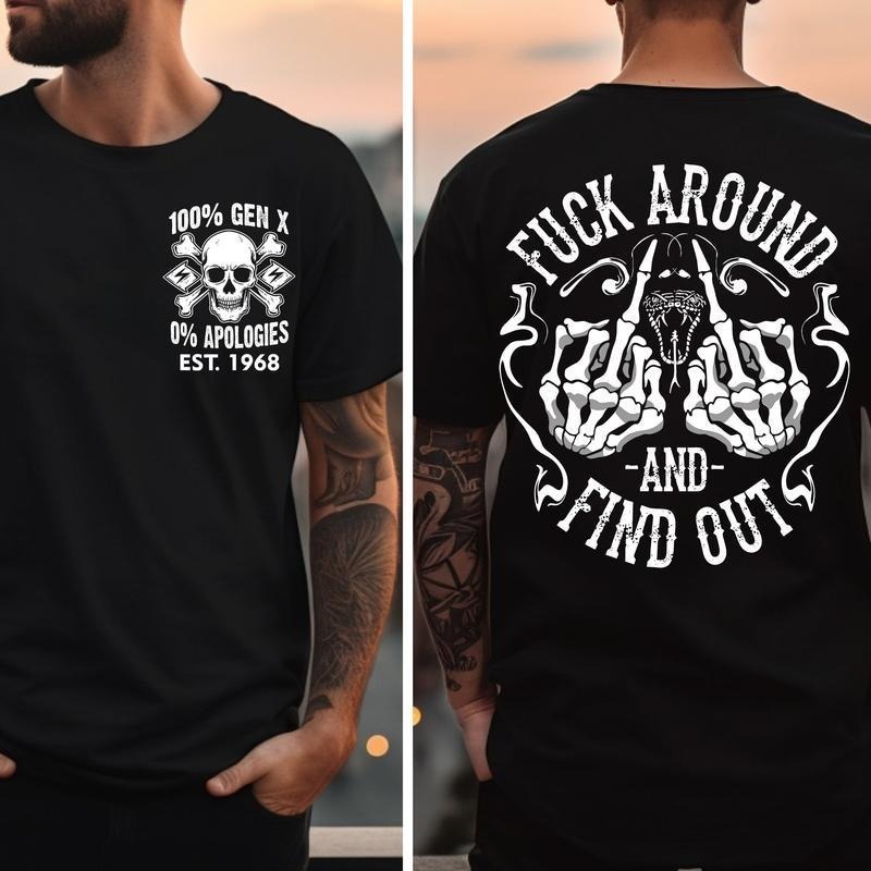 Personalized Double-Sided Generation X "FUCK AROUND AND FIND OUT" Sweatshirt