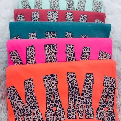 The Mama Cheetah Tee Comfort Top Tshirt 