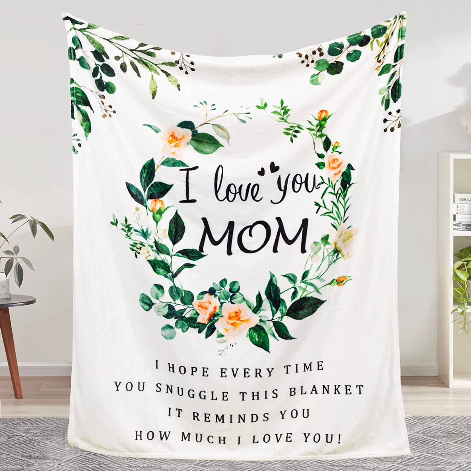  I Love You Mom Blanket,The Best Mother's Day Gift Blanket