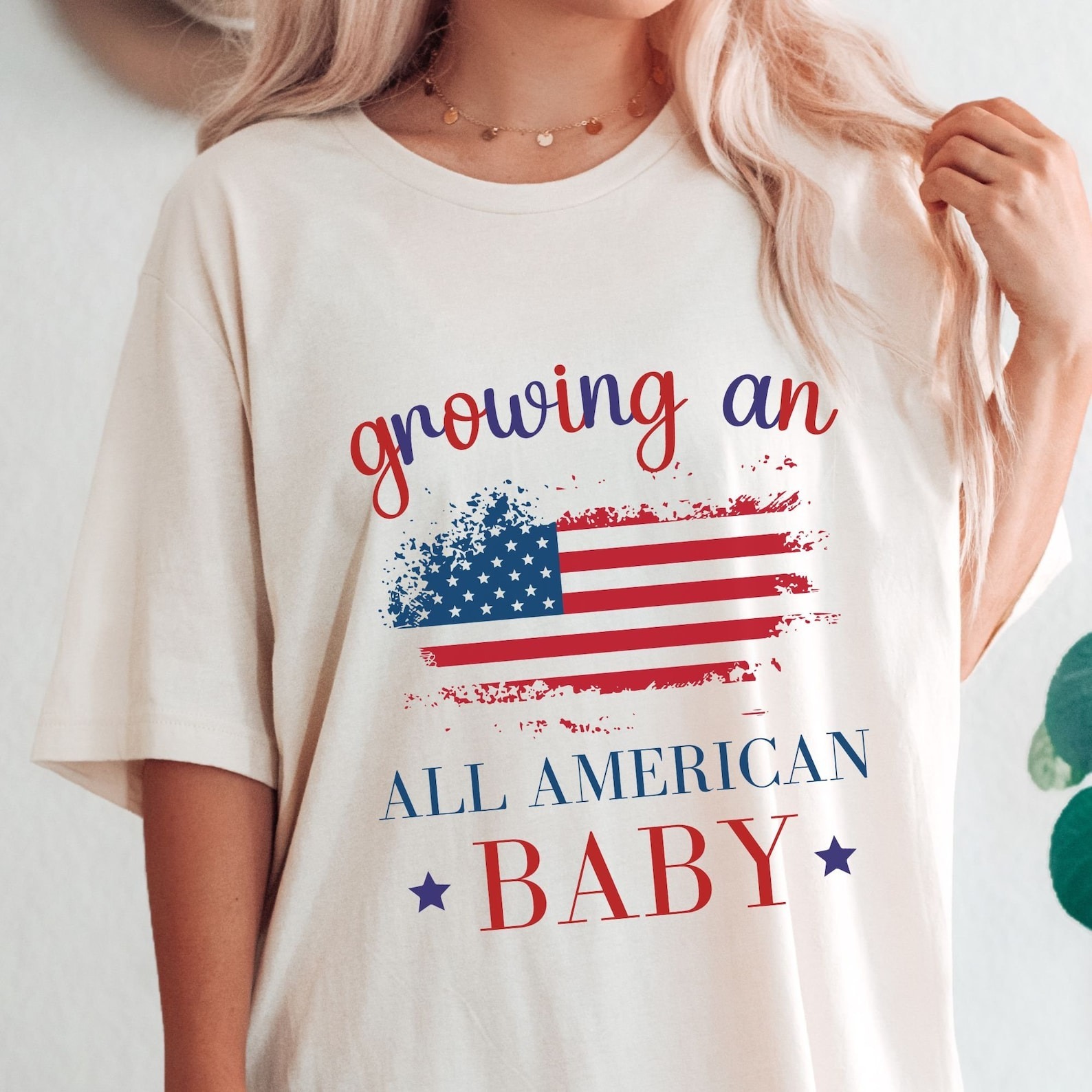 4th of July Pregnancy Announcement Shirt