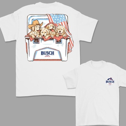 2025 HOT Dog Beers Unisex T-Shirt, Funny Dogs & Beers Two Sided Shirt, Dog Lover Tee