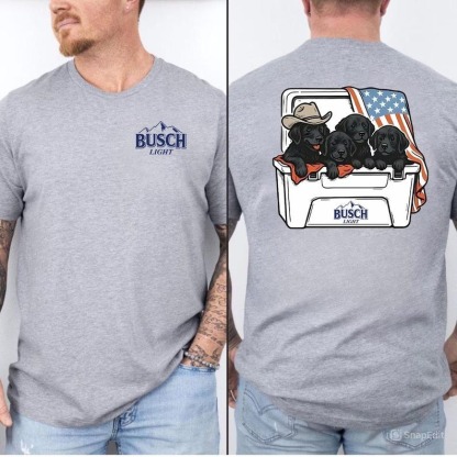 2025 HOT Dog Beers Unisex T-Shirt, Funny Dogs & Beers Two Sided Shirt, Dog Lover Shirt