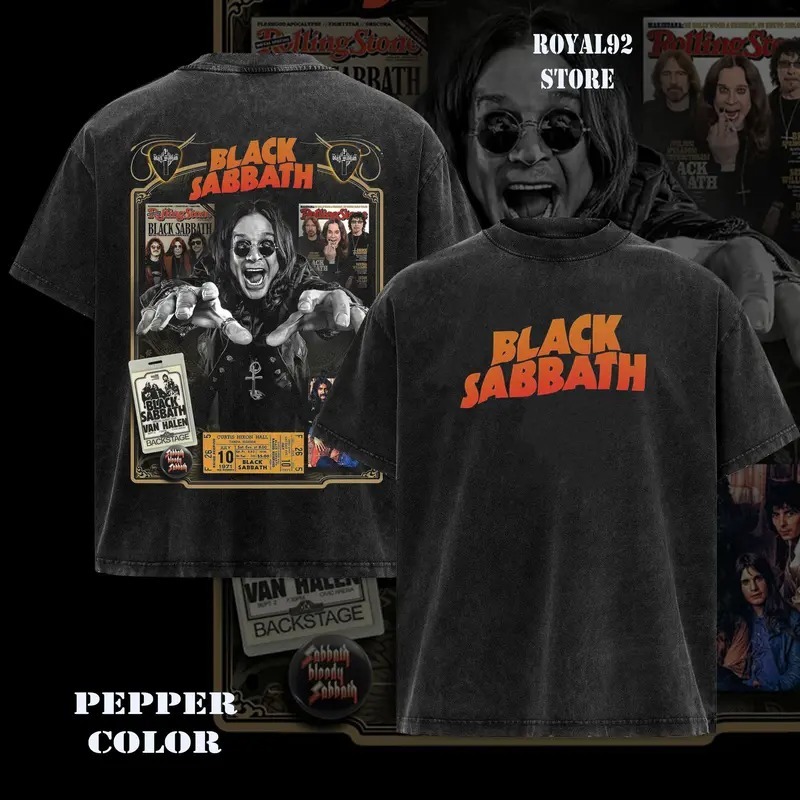 “Rock Legend Tribute” Black Sabbath Vintage Tee