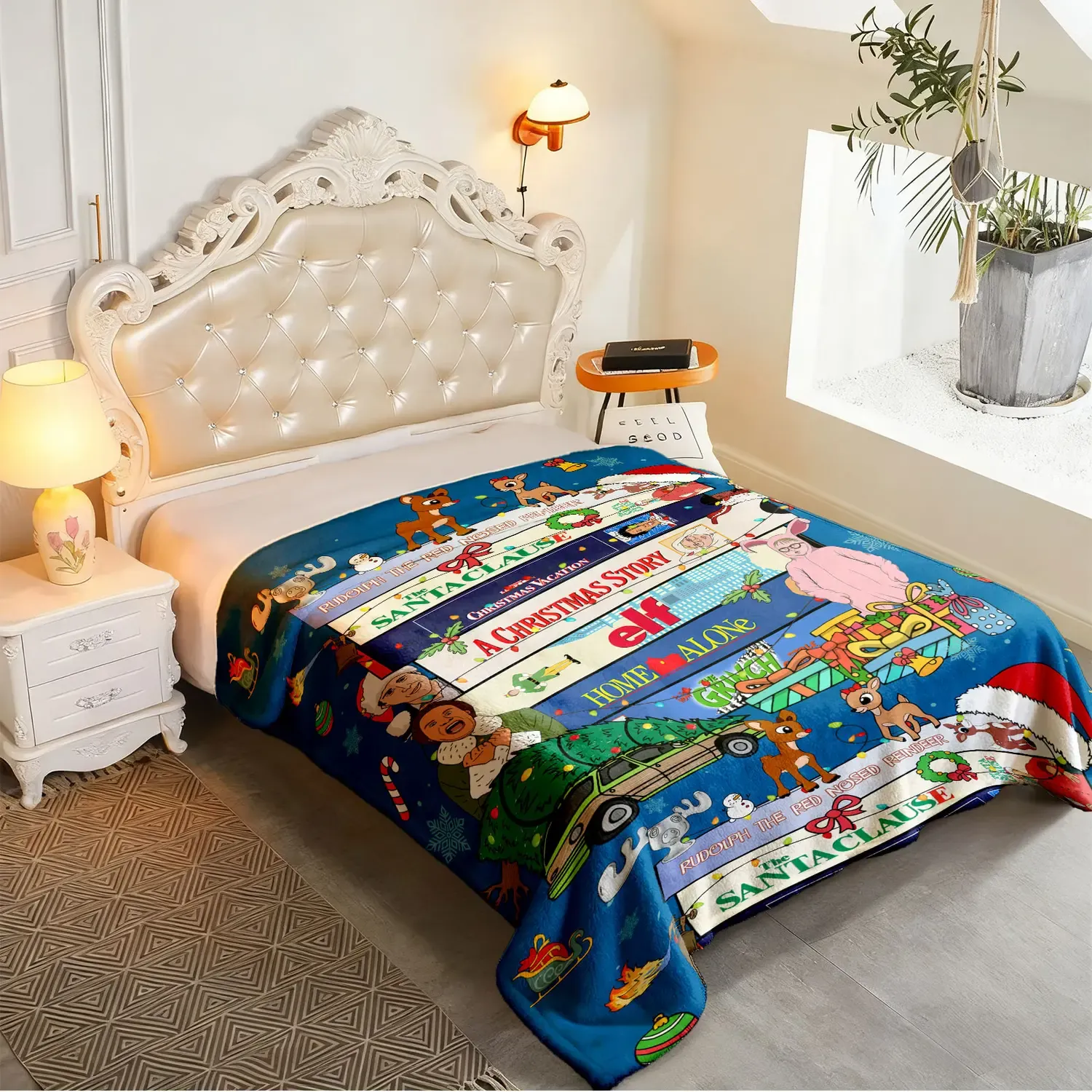 Christmas movie blanket
