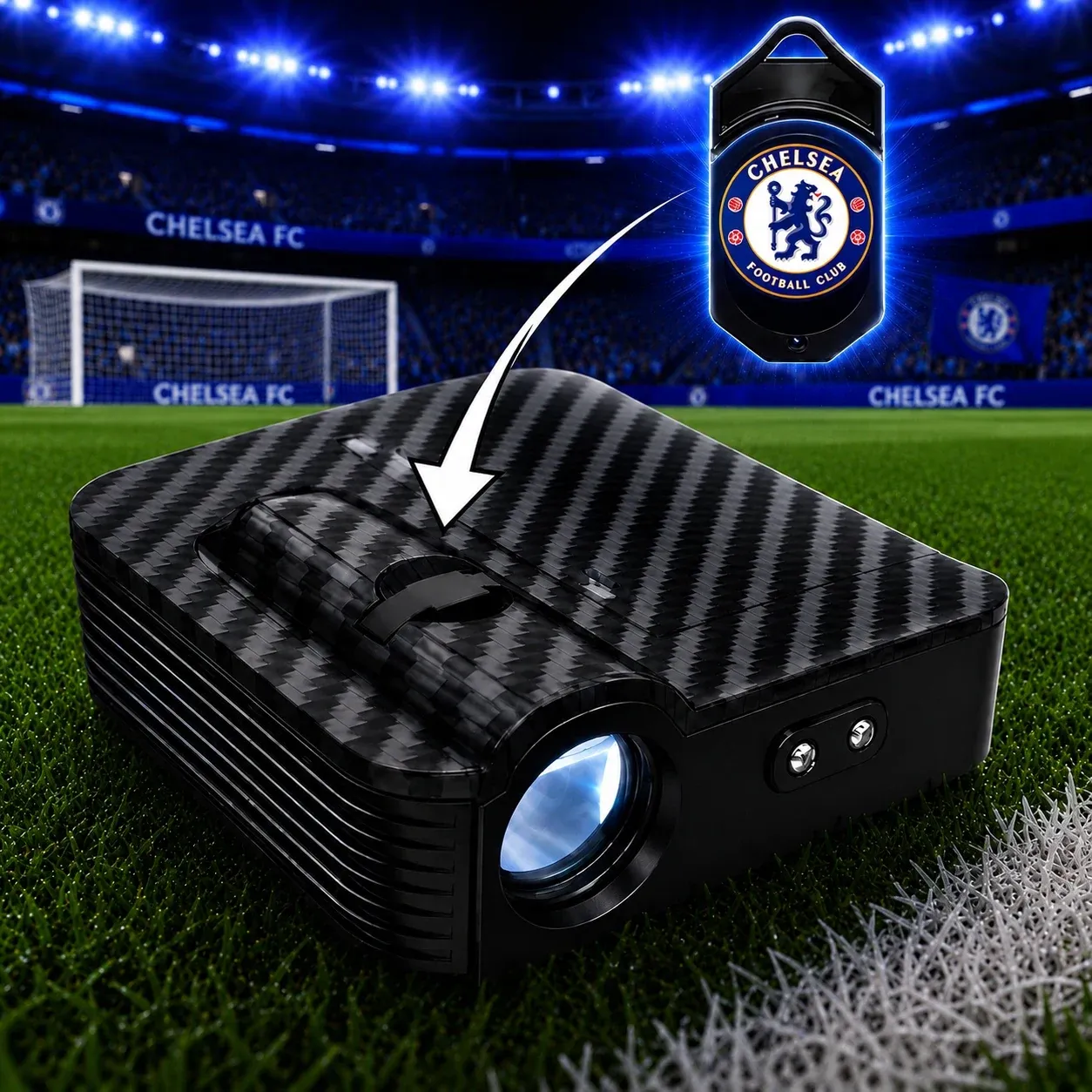 Football car door projector light