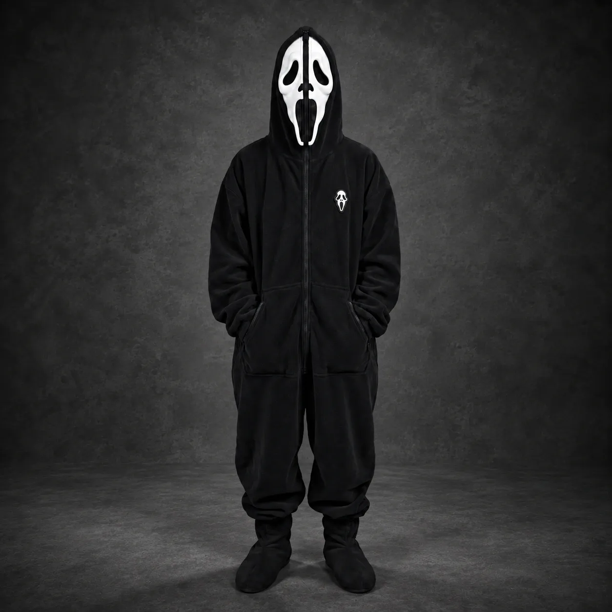 Scream Inside - Ghostface Halloween Hooded Jumpsuit