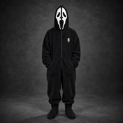 Scream Inside - Ghostface Halloween Hooded Jumpsuit