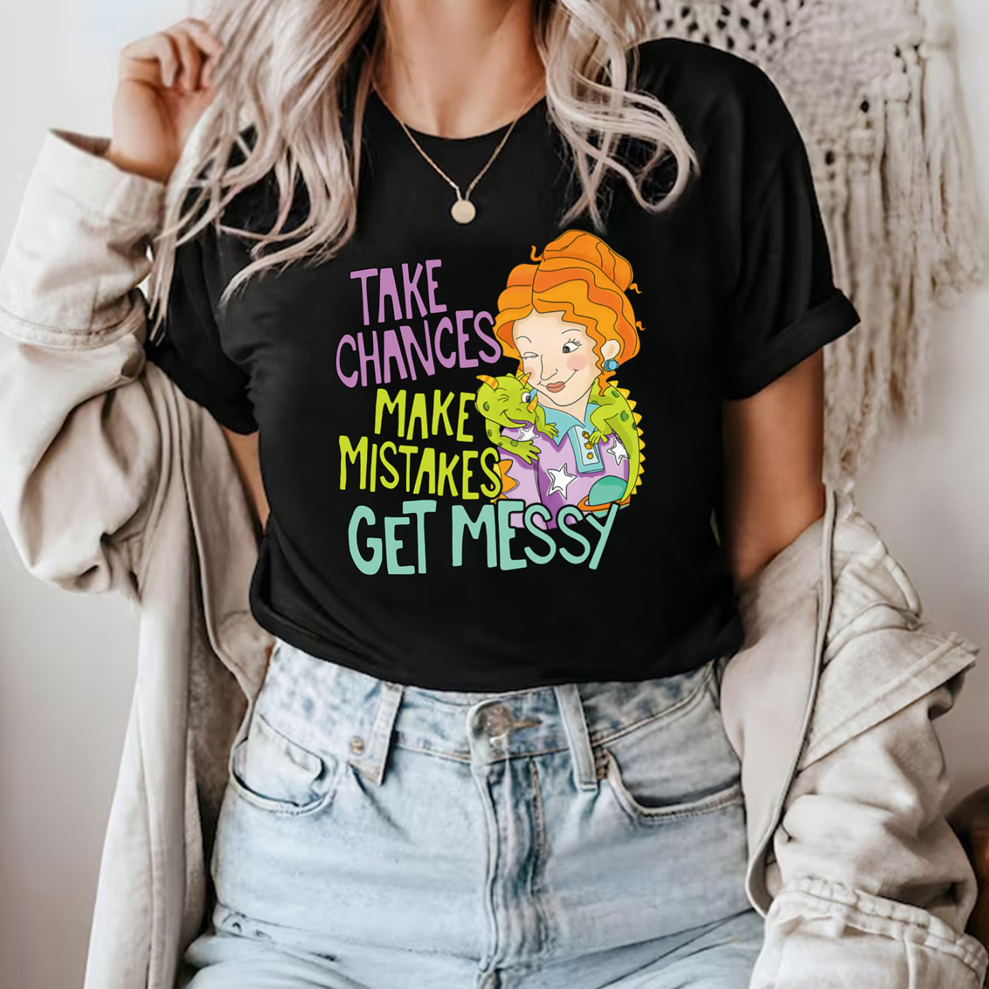 Take Chances Make Mistakes Get Messy Magic School Bus Class T-Shirt