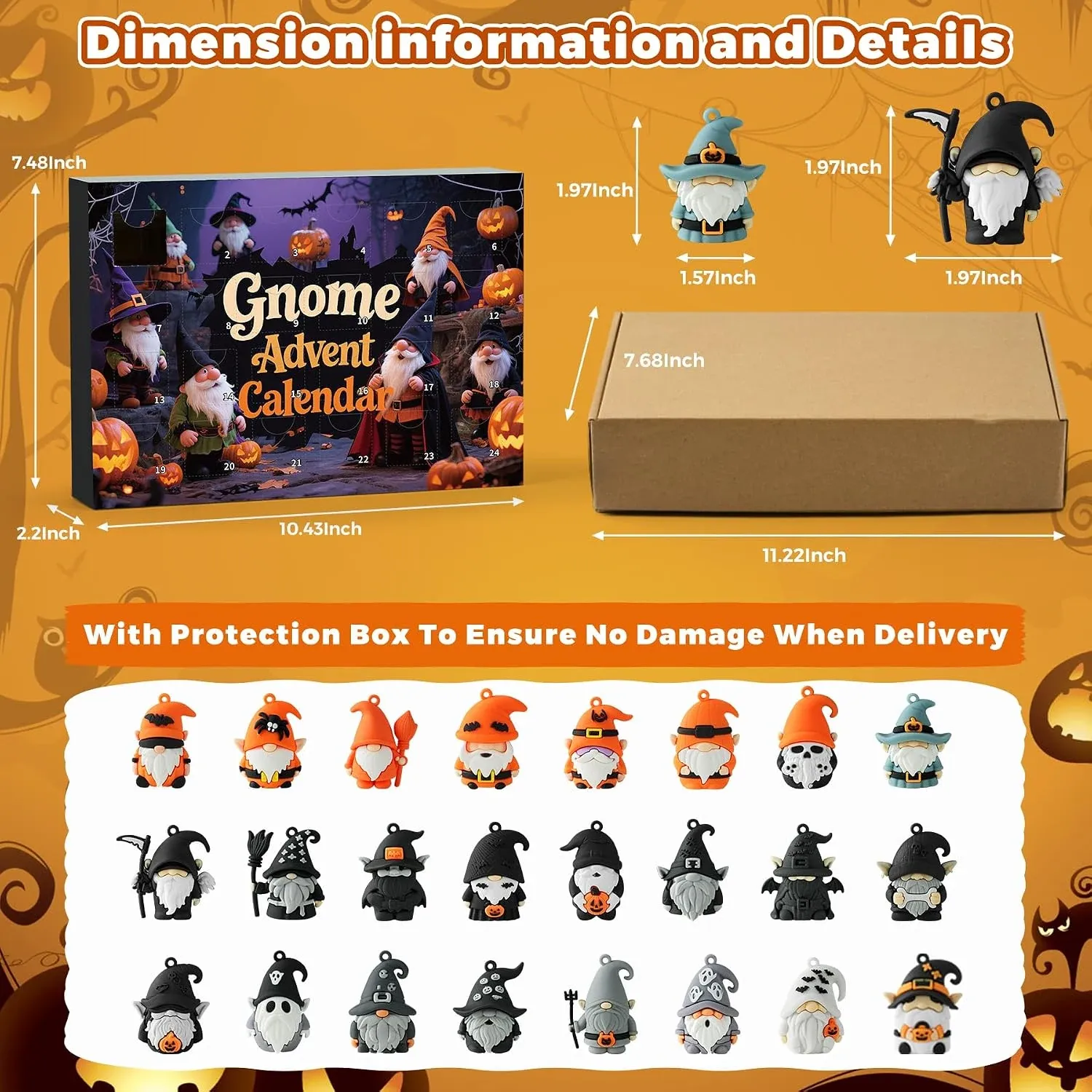 Halloween gnome countdown display