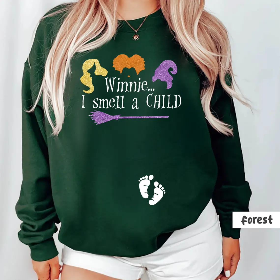 Winnie I Smell a Child Pregnancy Sweatshirt