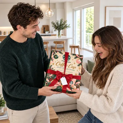 Cozy Coffee Cup Advent Calendar - 24 Daily Surprises