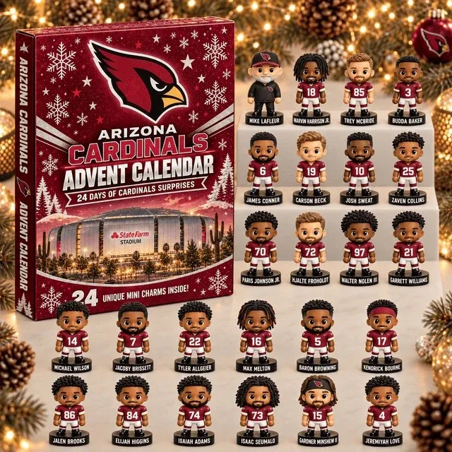 2026 Football Advent Calendar - Arizona Cardinals Edition Blind Box