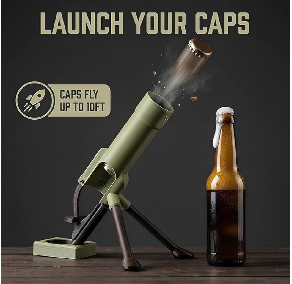 Bottle Cap Blaster Beer Bottle Opener Launcher