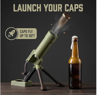 Bottle Cap Blaster Beer Bottle Opener Launcher