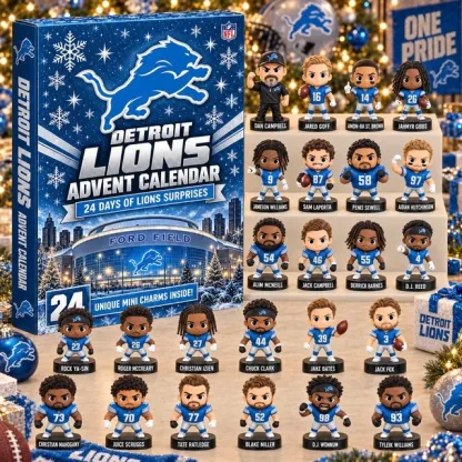 2026 Football Advent Calendar - Detroit Lions Edition Blind Box