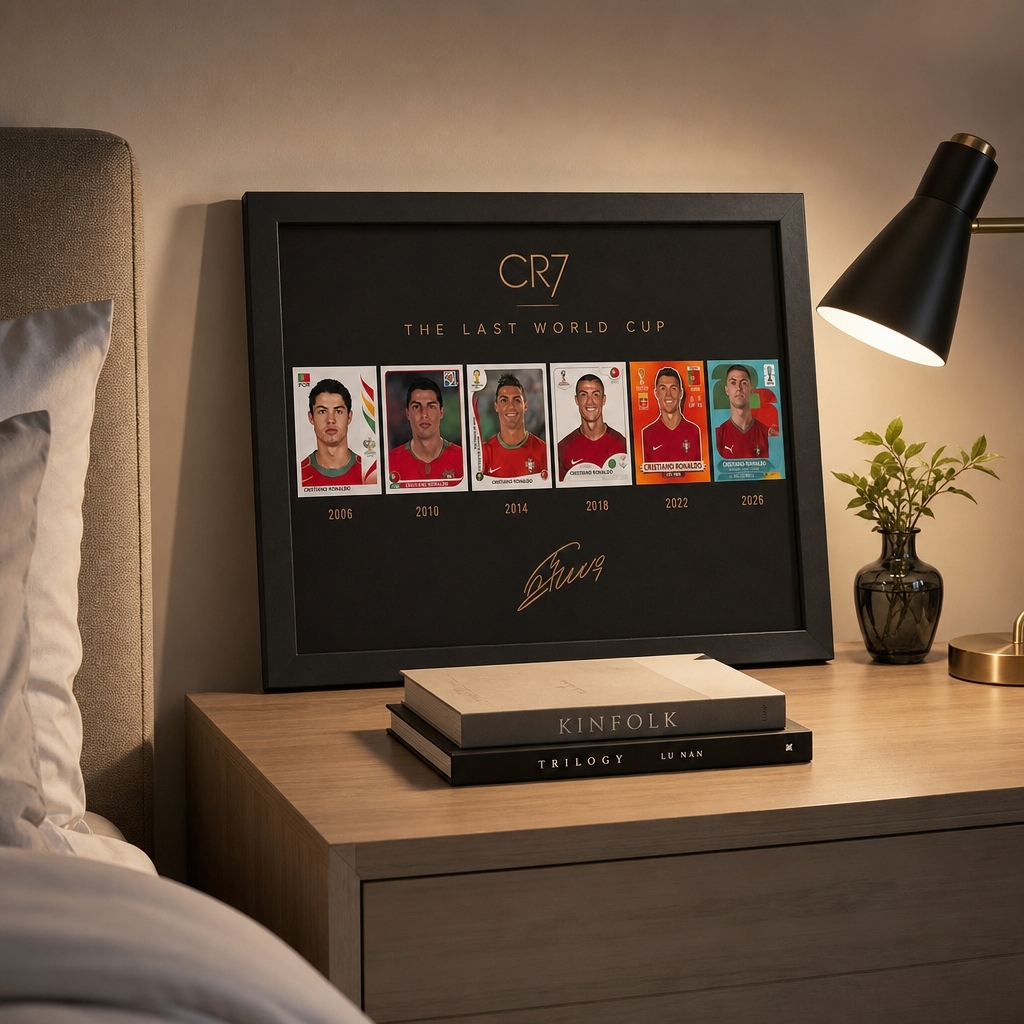Football Legend CR7 Tribute Framed Wall Art