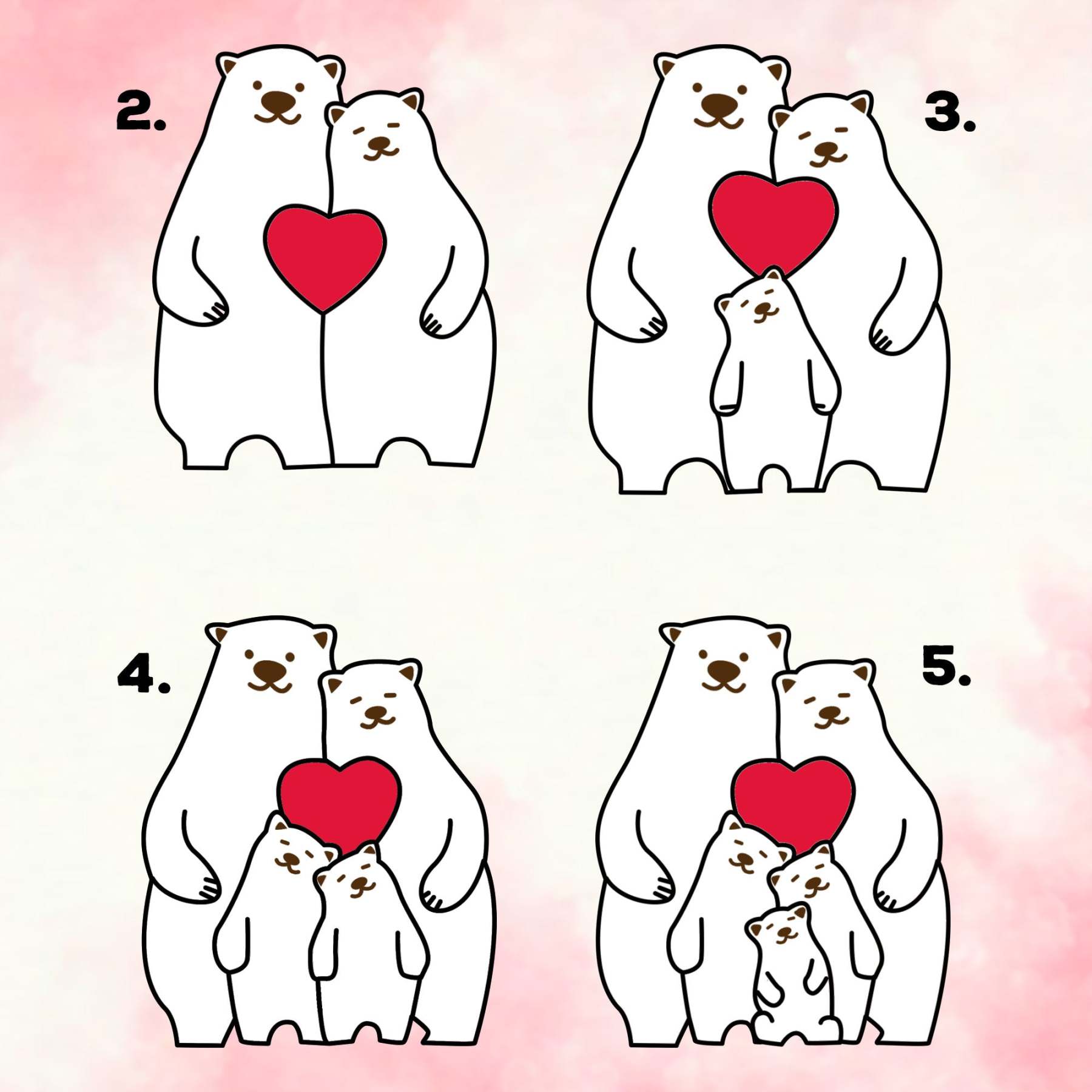 Bear Family Mom Puzzle Sign