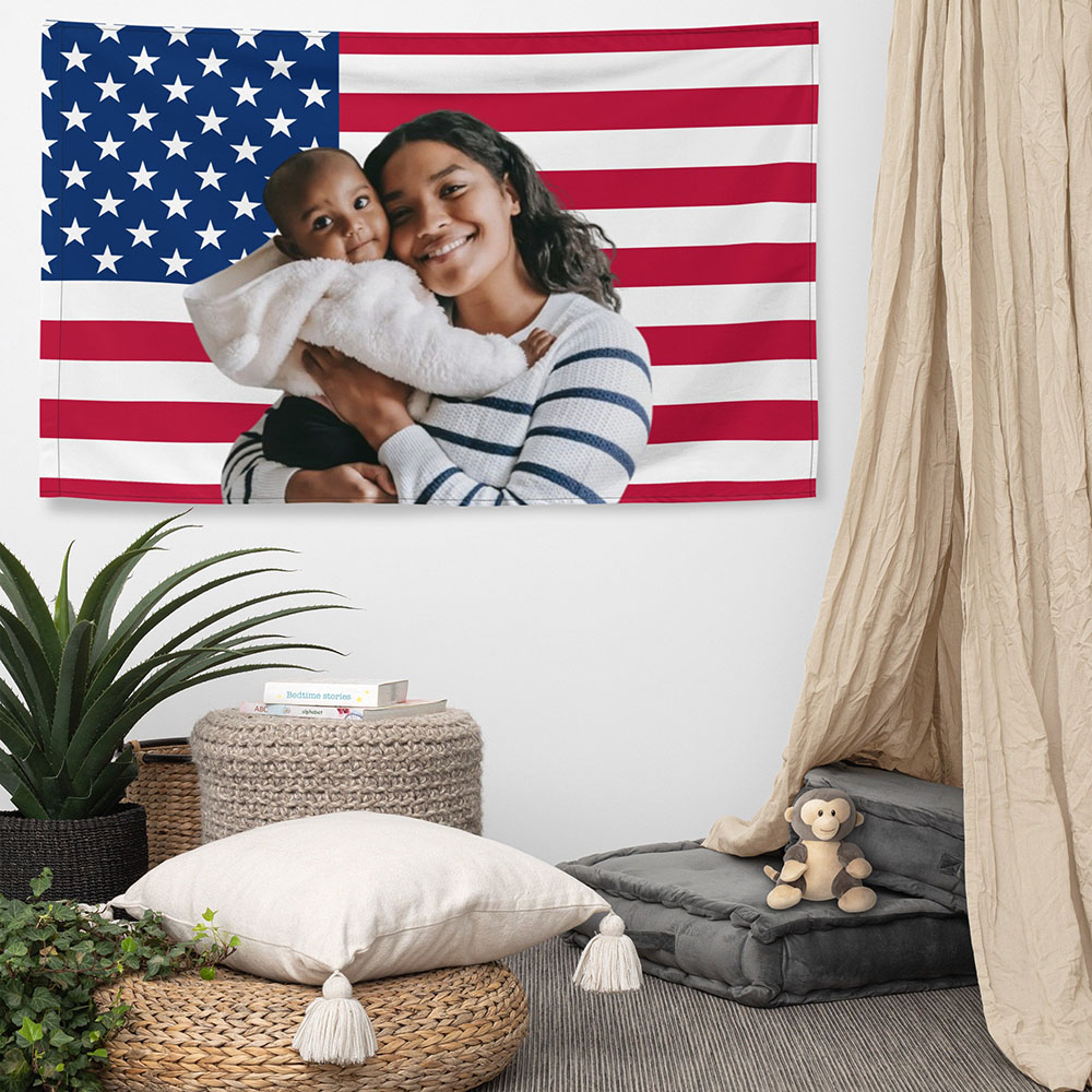 Custom Photo American Flag