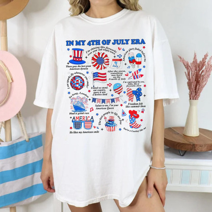 In My 4th of July Era Vtg Independence Day T-shirt