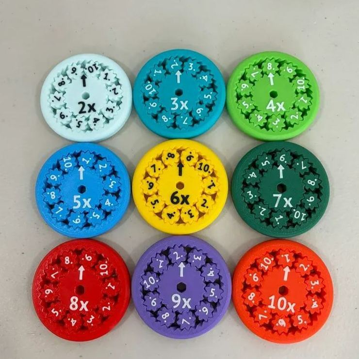 Math Facts Fidget Spinners