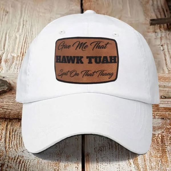 Hawk Tuah Spit On That Thing Print Sun Hat
