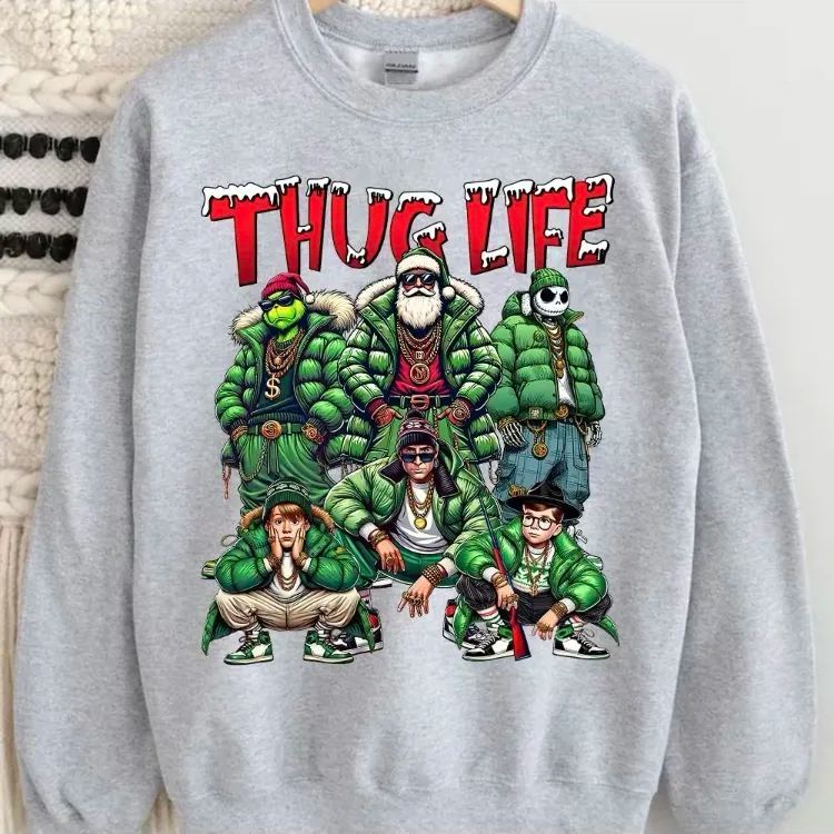 Christmas Movie Character Green Sweatshirt