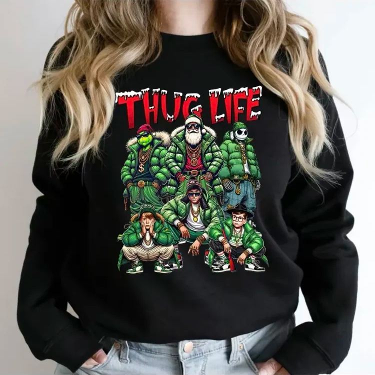 Christmas Movie Character Green Sweatshirt