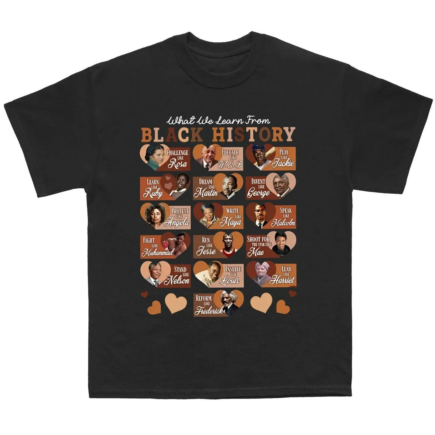 What We Learn From Black History Shirt, Black History Shirt