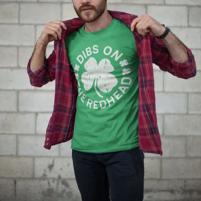 Vintage Green Irish TShirt Gift for St Patrick's Day 2025