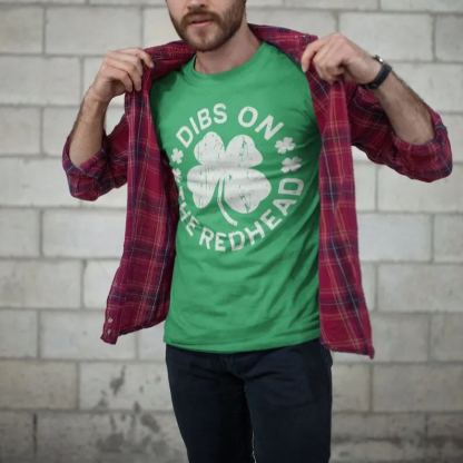 Vintage Green Irish TShirt Gift for St Patrick's Day 2025