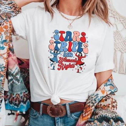 “Stars, Stripes & Women’s Rights” Retro Feminist Tee