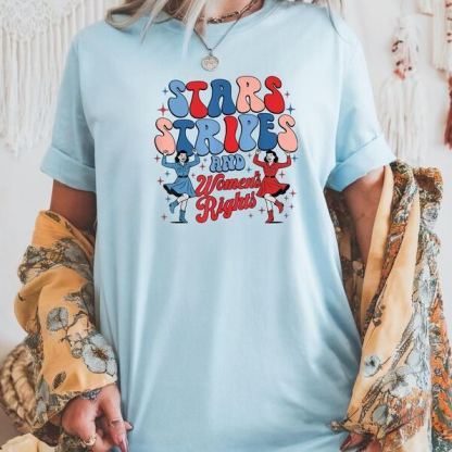 “Stars, Stripes & Women’s Rights” Retro Feminist Tee
