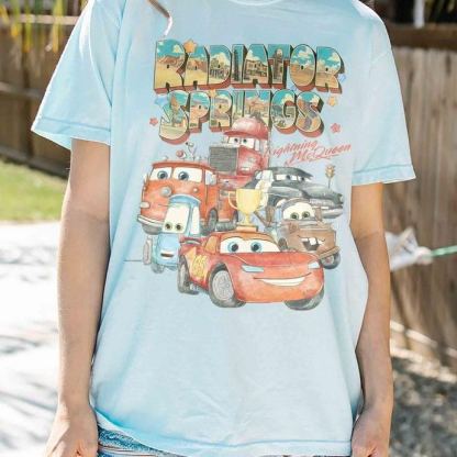 “Cars Nostalgia” Radiator Springs Vintage Tee
