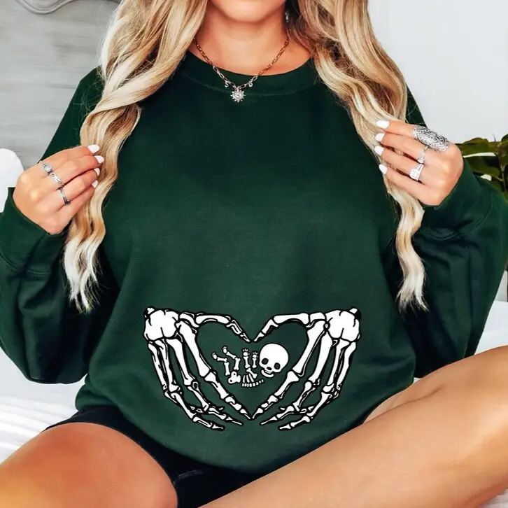 Pregnant Skeleton Shirt