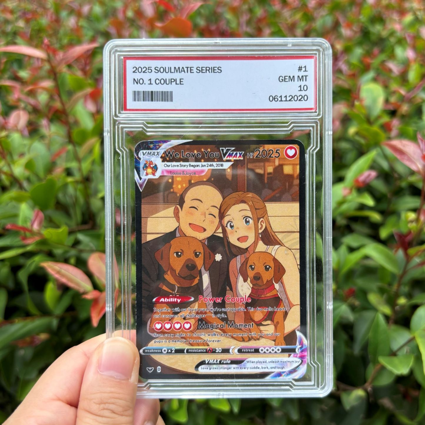 Personalized Photo Anime VMAX Card