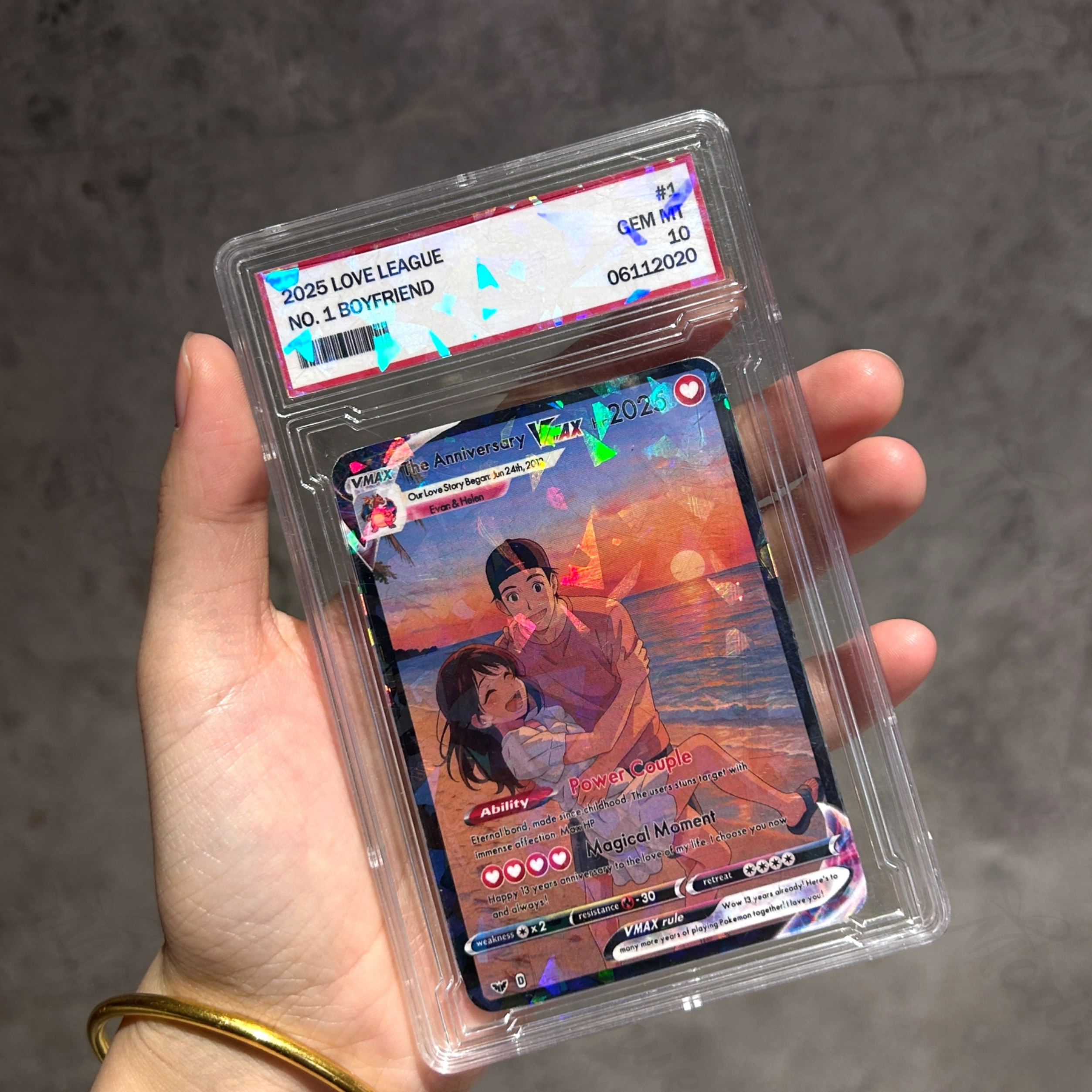 Personalized Photo Anime VMAX Card