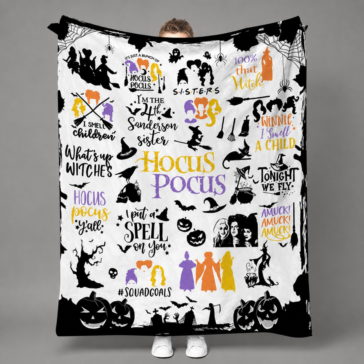 Witch Blanket Halloween