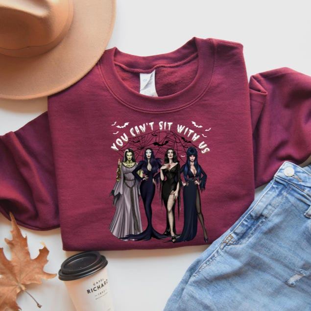 Gothic Horror "You Can't Sit With Us" Female Icons Apparel