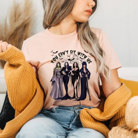Gothic Horror "You Can't Sit With Us" Female Icons Apparel