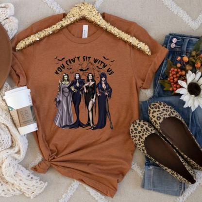 Gothic Horror "You Can't Sit With Us" Female Icons Apparel