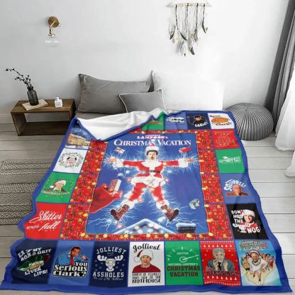 Christmas Themed Throw Blanket