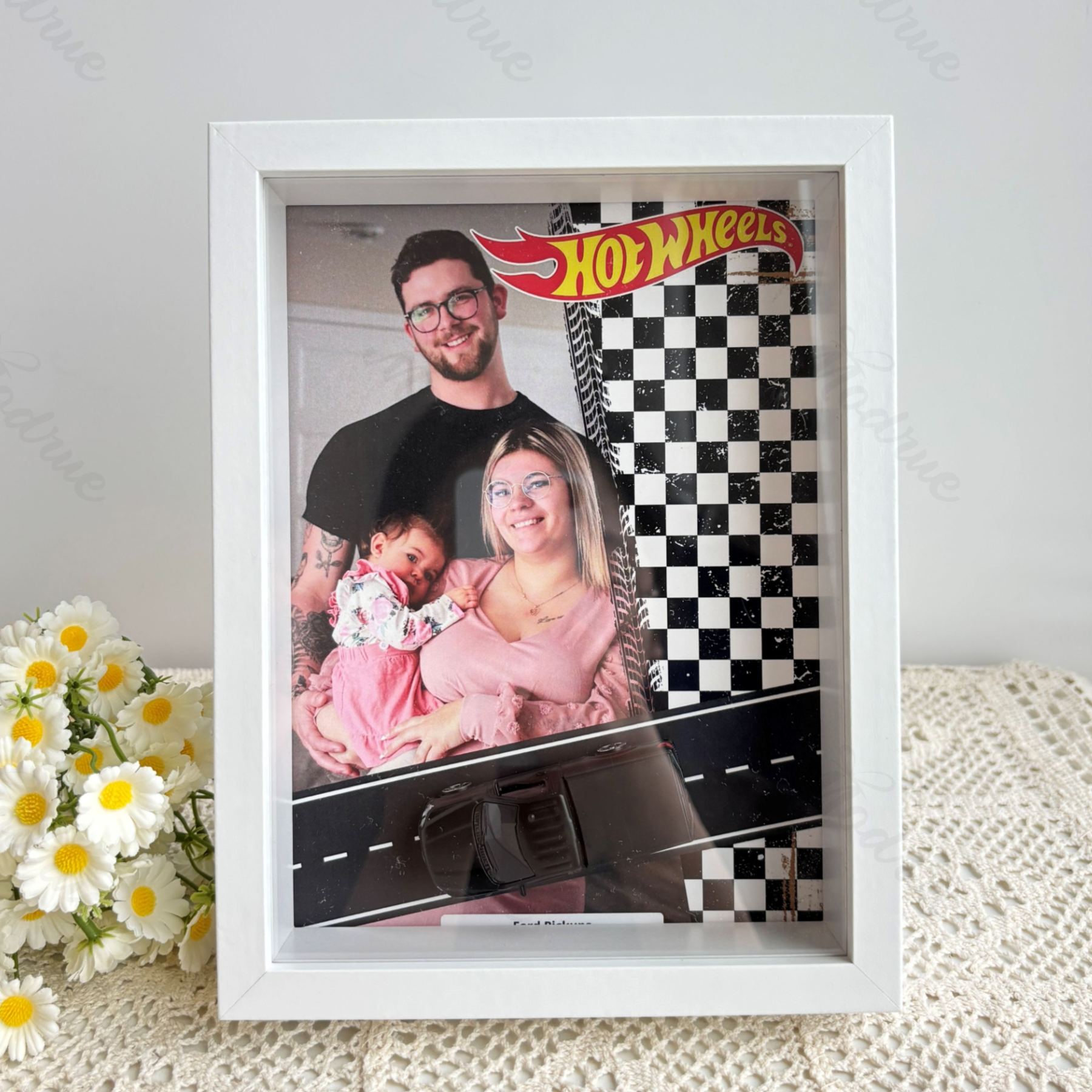 Personalized Car Display Frame with Photo