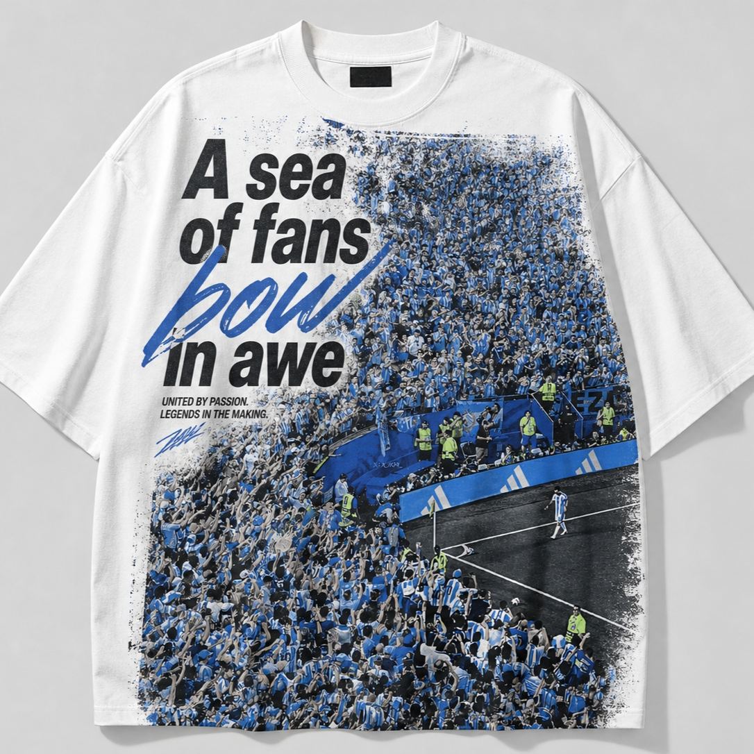 Messi-Inspired Soccer Fan Graphic T-Shirt 100% Cotton