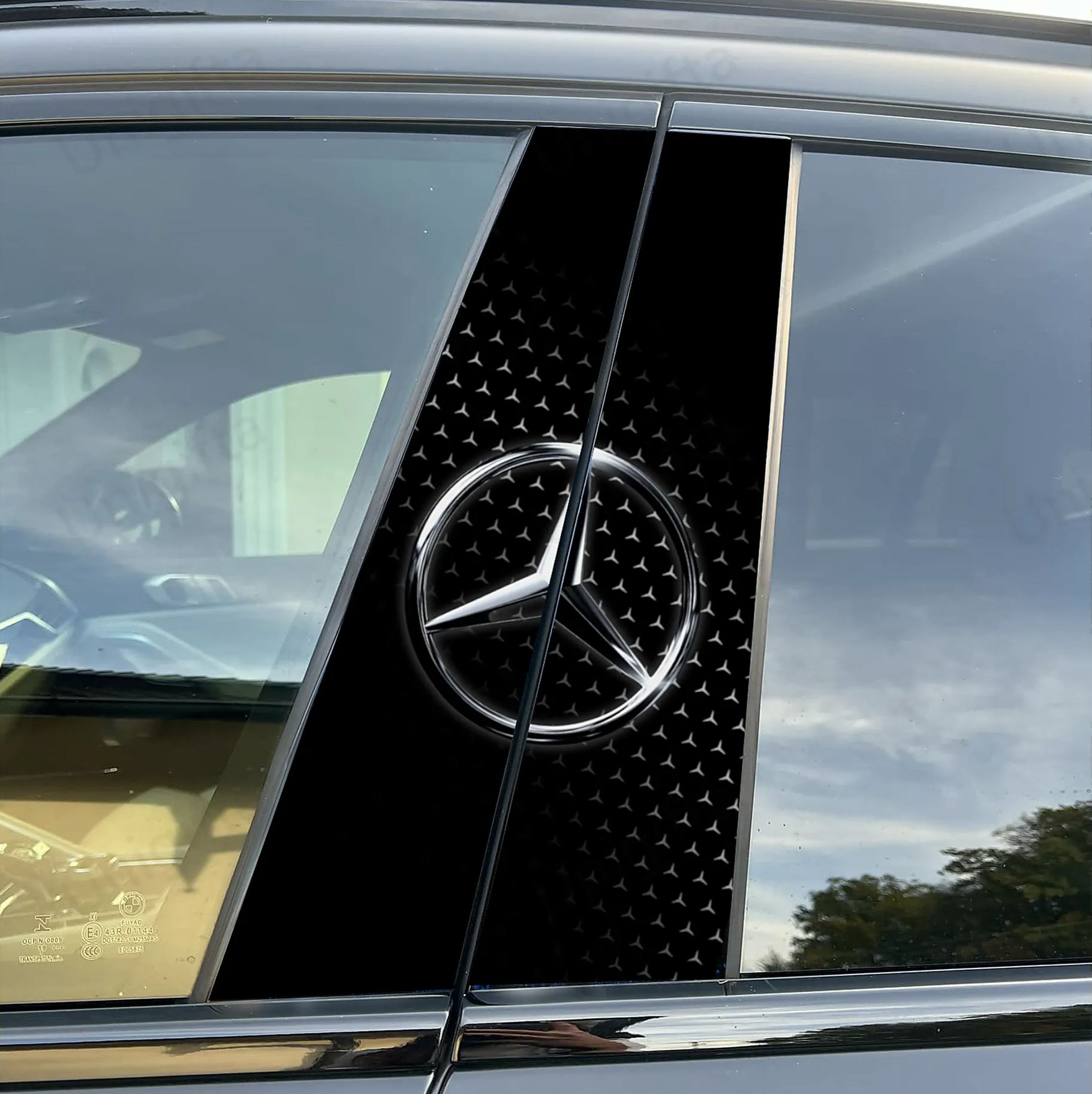 Halloween Color-Changing B-Pillar Emblem Film