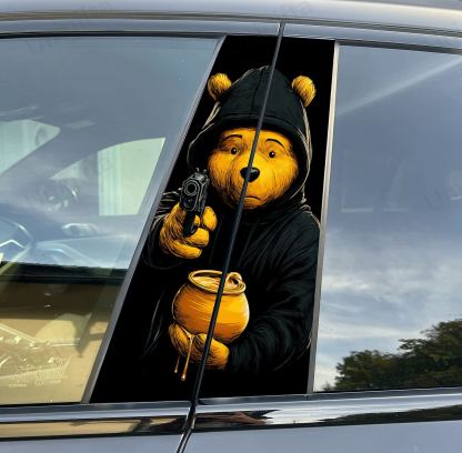 Halloween Cartoon B-Pillar Window Tint Film