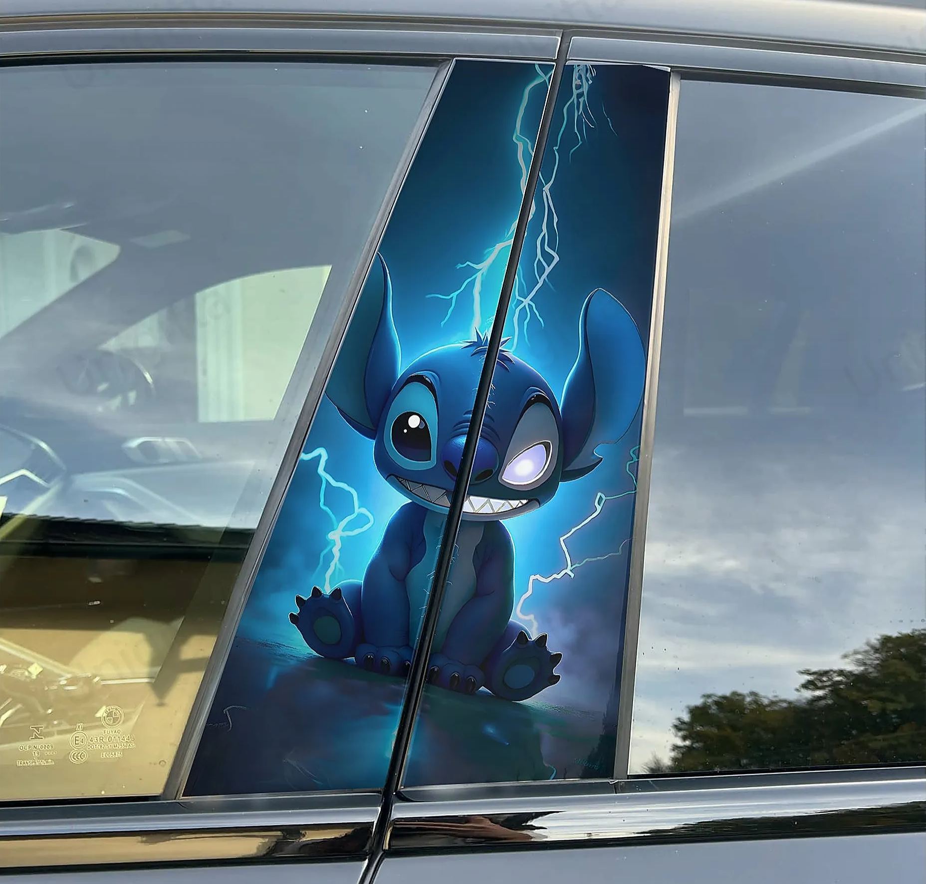 Halloween Cartoon B-Pillar Window Tint Film